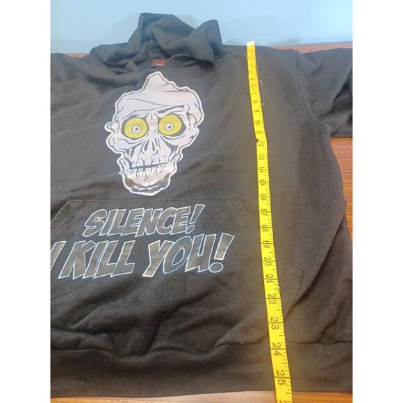Jeff Dunham Achmed Dead Terrorist Hoodie XL Adult Silence! I Kill You! Cairo - Picture 5 of 8